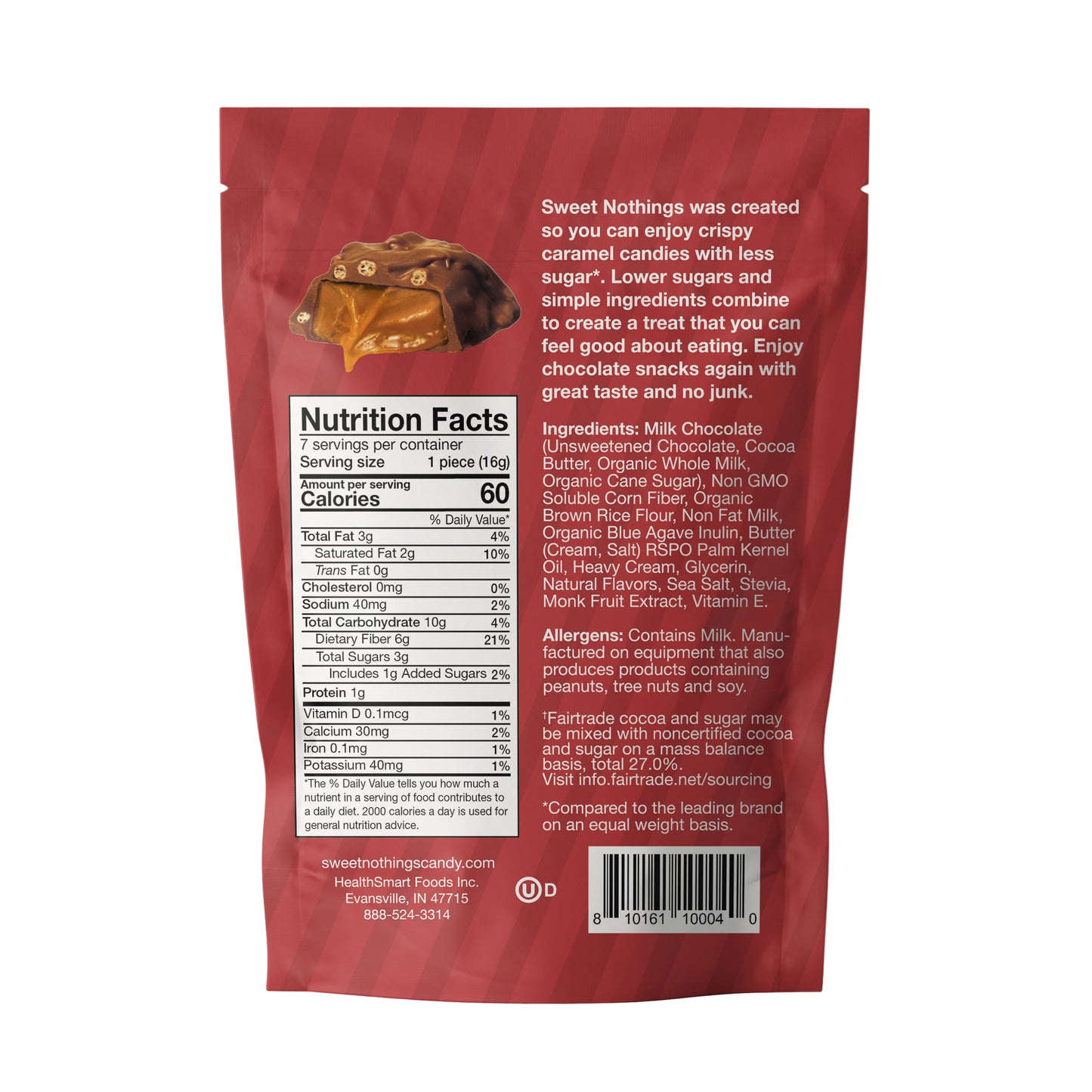 sweet nothings milk chocolate caramel crispy