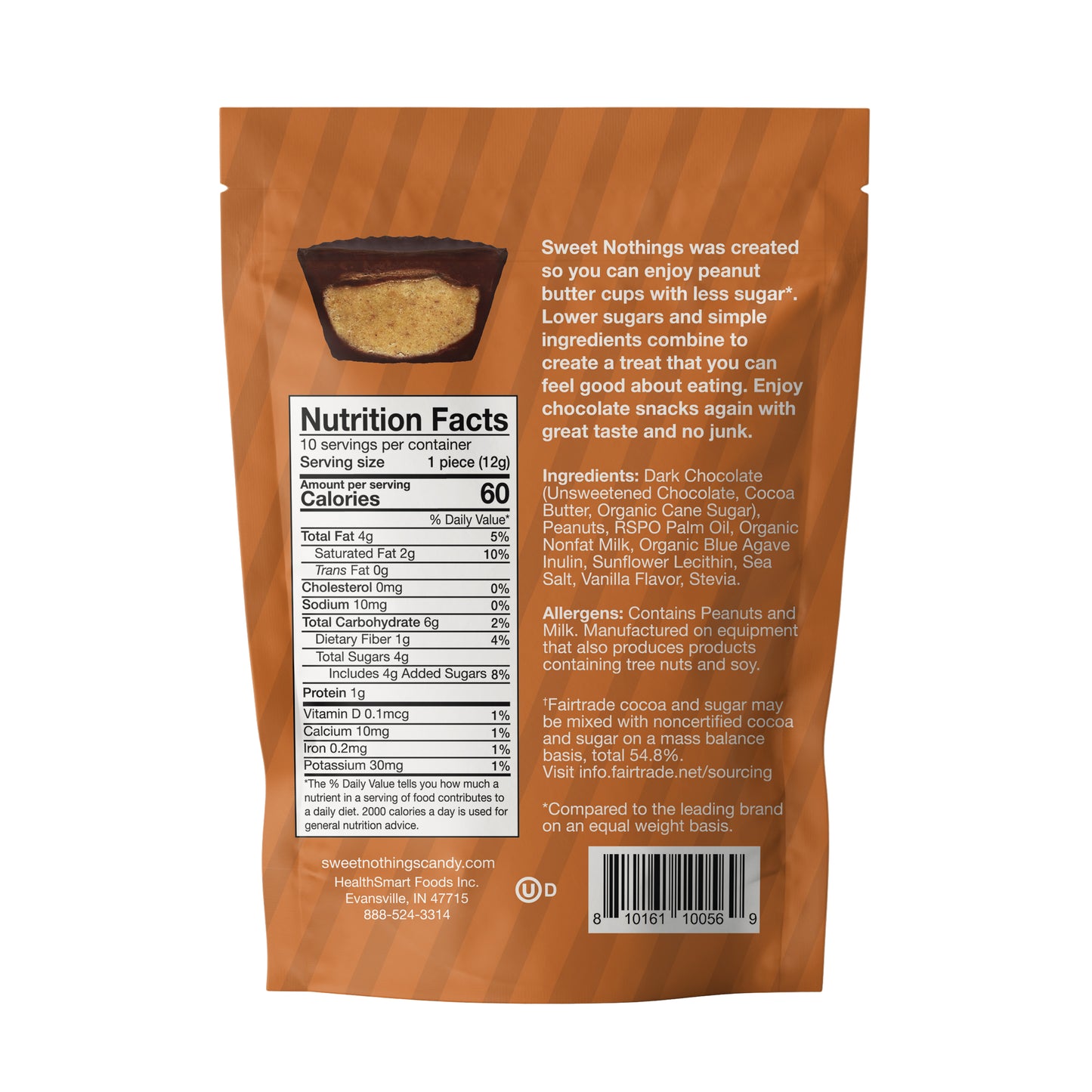 sweet nothings dark chocolate peanut butter cups