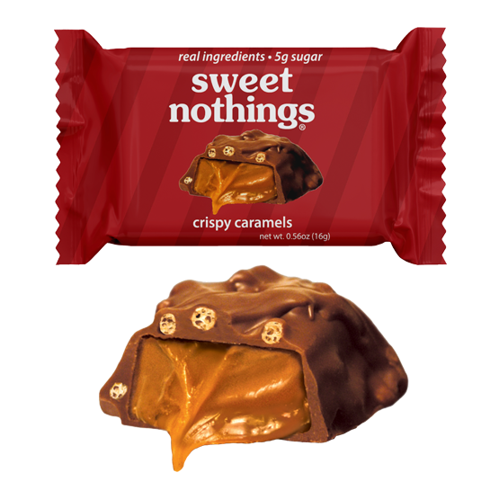 sweet nothings milk chocolate caramel crispy